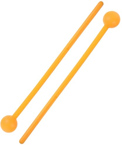 Baquetas para Carillón Abs Naranja, 2 Piezas, para Niños y Principiantes