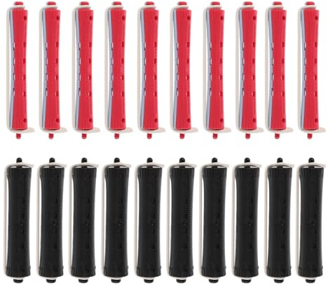 MAJORMENCH 24pcs Plastic Perm Rod Multi Curling Rod for Women Girls Cold Heat Perm Rollers Short Long Hair Styling Tools for Salon Home Use