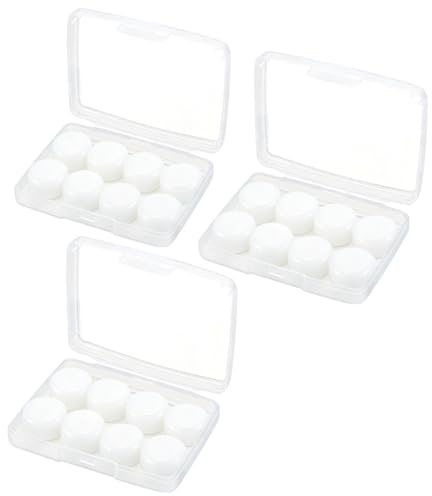 Wax earplugs for Sleeping and Swimming -12 Pairs of Soft Noise reducing Silicone Wax Protectors, Suitable for Sleeping and Swimming, with 28 Decibel Sound Insulation Function