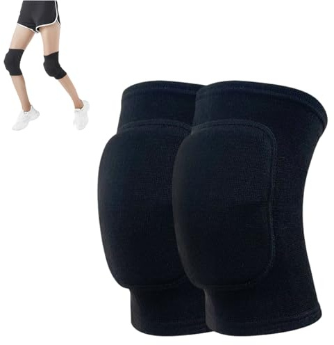 1 Paar Gepolsterte Knieschoner,Elastische Rutschfeste Knieschoner Für Kinder Erwachsene,Weiche Atmungsaktive Kniepolster Ideal Für Volleyball Handball Tanzen Fußball Joggen Und Alltag Sportarten