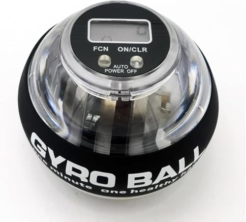 Torque Ball with Counter - Wrist Power Gyro Ball for Forearm Strengthener, Grip Strength Trainer, Hand Strengthening Exerciser, Wrist Trainer Balls with Auto-Start LED Lights