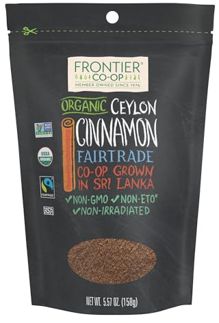 Frontier Co-op Organic Fair Trade Ground Ceylon Cinnamon 5.57oz