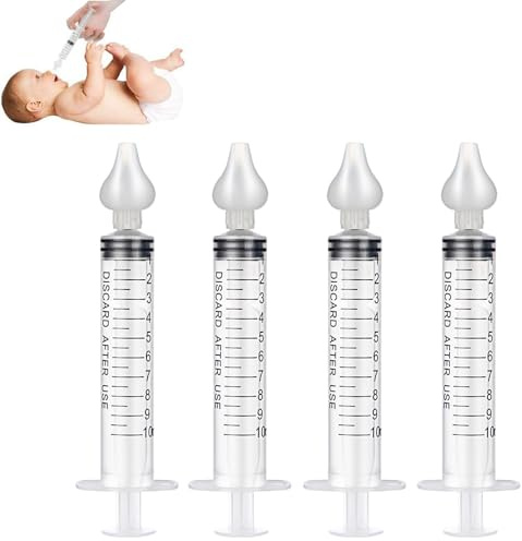 Aspirador nasal para bebé, sistema de enjuague sinusal profesional para bebés, irrigador nasal portátil para bebés, dispositivo de enjuague rápido para recién nacidos, niños, sin BPA, más conveniente,