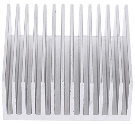 Dissipatore di calore in alluminio, anticorrosione 4 pezzi antiruggine Q50 X 20 X 50 Dissipatore di calore per CPU per alimentatore per amplificatore per PCB per tubo elettronico per router