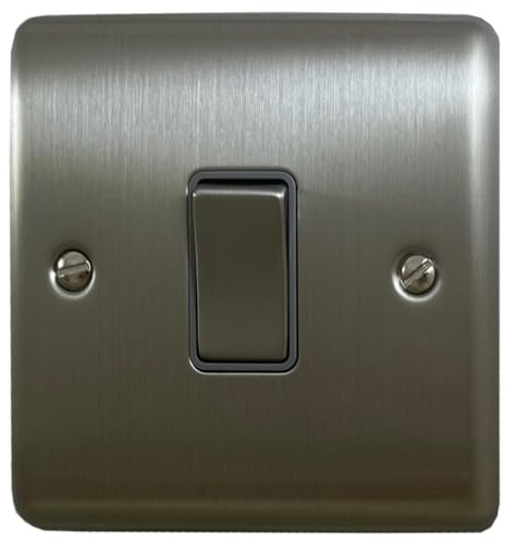 Brushed Steel Switch (1 Gang) - BBS01