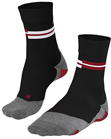 FALKE Herren Laufsocken RU5 Race M So Funktionsmaterial antiblasen 1 Paar, Schwarz Black 3011, 44-45