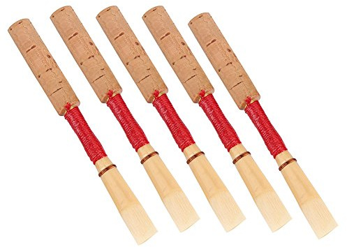 Cañas de Oboe Medianas, 5 uds. Cañas de Oboe de Reed Reed Jones Beg Accesorios para Instrumentos M Suave Principiante Duro Fuerza Media