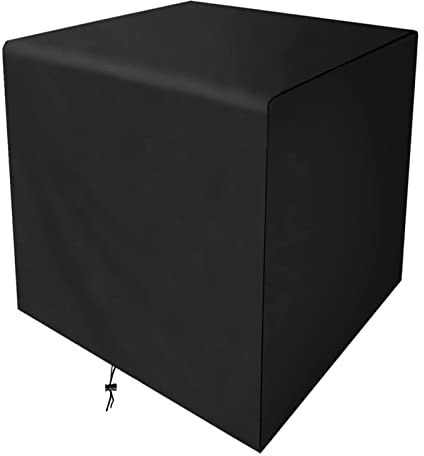 Trädgårdsmöbelöverdrag 90x90x90CM Rivbeständigt Vattentätt Vindtätt 210D Polyesteröverdrag för Bordsstol Soffgrill