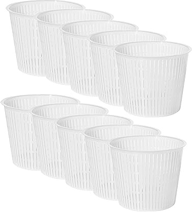 10 x Käseform 10.3 x 7.8cm – Variationen | Kunststoff-Käseform | Korb für Käse
