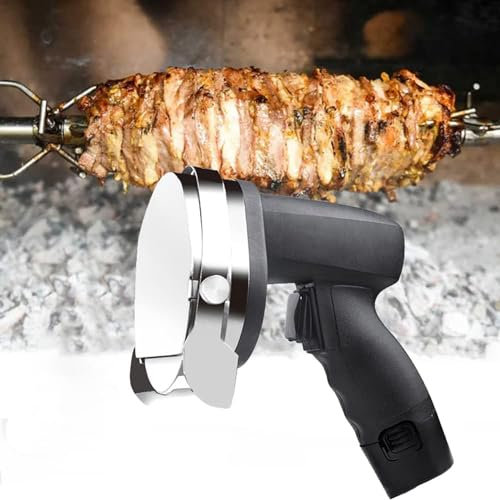 Weyot Afeitadora eléctrica para Cortar Carne, cortadora eléctrica de Carne Kebab para Cocina, Cuchillo eléctrico para Kebab para Cortar Doner Kebab