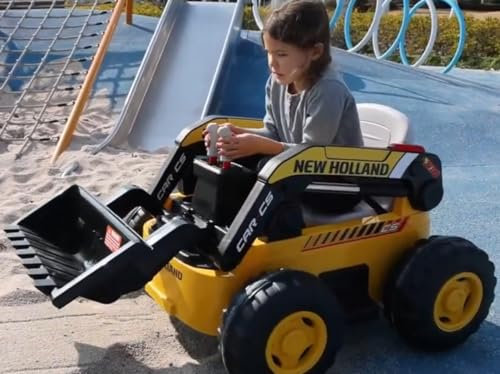 INDALCHESS Pala Excavadora 12V, 4 Motores, Mando RC, de 1 a 5 años