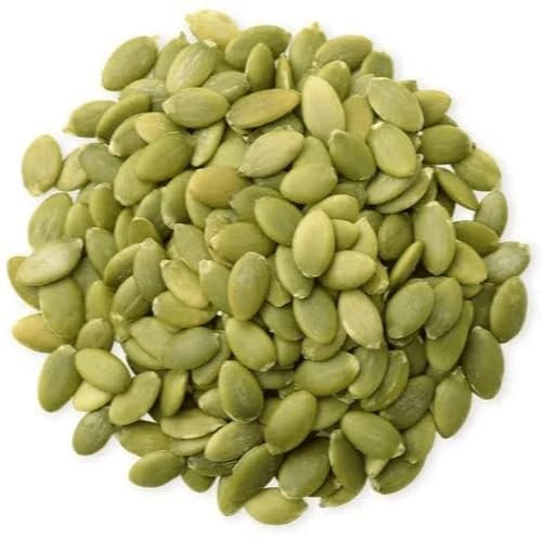 Pumpkin Seeds 1kg - SS AA Raw High Grade Seed - Ready to Eat Edible – For Human Consumption Without No Shell Whole Kernel UnRoasted UnSalted Shelled Large Bulk (Packaging May Vary) PURIMA