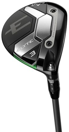 Callaway Golf Elyte Fairway Wood (5 Wood, Regualr, Denali Charcoal 60 gram, Derecha)