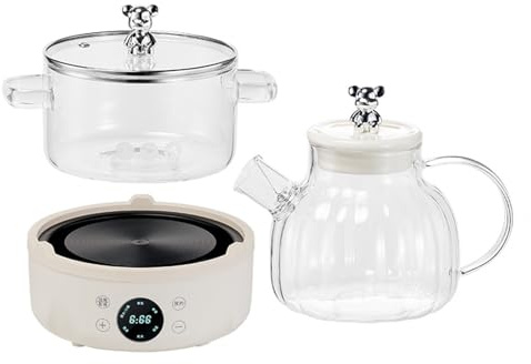 1.5L Multifunctional Health Pot Thickened Glass Chinese Medicine Pot Multifunctional Tea Maker Electric Kettle, Soup Porridge Pot Water Boiling, High Temperature Resistant Smart model