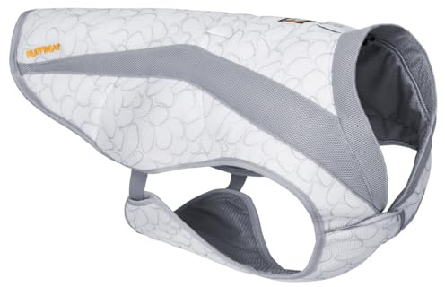 RUFFWEAR Hunde-Kühlweste Swamp Cooler™ Vest, SPF 50+, Maximale Abdeckung, kühlende Abdeckung mit Gurtzeug/Bleiportal, Sonnenschutz, um Haustiere kühl zu halten, Graphite Gray, Large, 81-91 cm | Verdunstungskühlende Weste mit LSF 50+ Abdeckung, passt über das Geschirr, atmungsaktiv und leicht für Sommerabenteuer bei