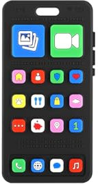 VoMii Beißringe Spielzeug für Baby 3 6 12 18 Monate, 100% Silikon Baby Mobiltelefon Zahnungshilfe für 3 6 9 Monate Kleinkind Jungen Mädchen, Badespielzeug, Beißspielzeug, BPA-frei & ohne Elektronik