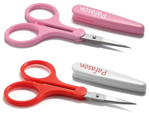 PAFASON Pequeñas de Costura Conjunto Manualidades Punta Recta Curva para Scrapbooking Acolchar DIY Coser Tejer Bordado Punto Cruz Ganchillo Hilo Lana Papel Detalle Tela Corte
