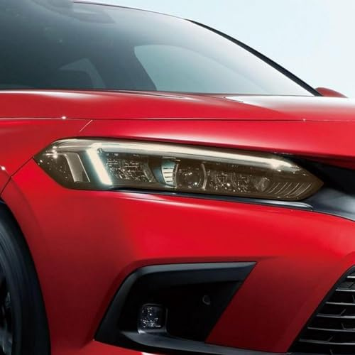Auto Scheinwerfer Folie Für Honda Für Civic 11th Gen 2022 Front Licht Transparent Rauch Schwarz Tpu Aufkleber