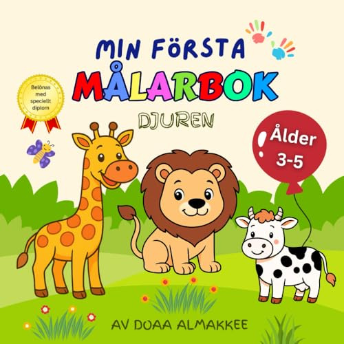 Min första målarbok - Djuren