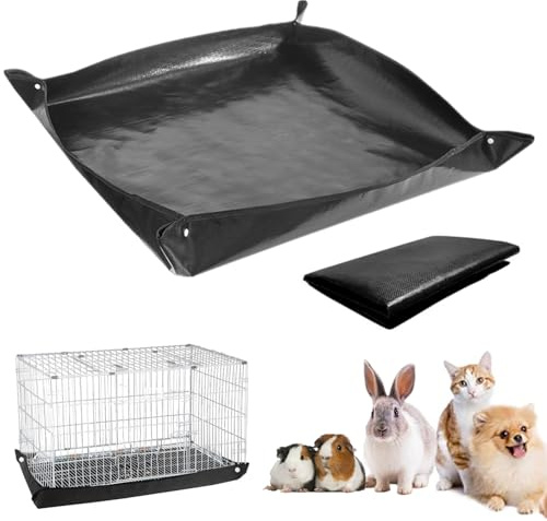 bangminda 150 x 150 cm vattentät matta för husdjur lekgaller marsvin vattentät presenning underlag för marsvinsbur återanvändbara sängkläder burar liner pipipipipipi underlägg matta för kanin