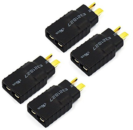 Fly RC Lipo Akku Wireless Adapter für Deans T-Stecker Akku zu Traxxas RC ESC Ladegerät Slash E Revo (4pcs/Lots)