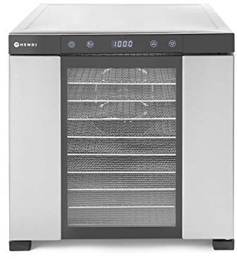 SousVideTools | 10 Tray Stainless Steel Dehydrator | Food Dryer | Touch Panel, Timer & Thermostat Control | Drying Fruit, Meat and Vegetables