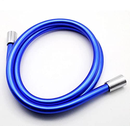 Tappeti Design PVC Flexibler Duschschlauch blau PVC-Schlauch für handgehaltene Duschkopf Bad Sanitärschlauch Rohrleitung-40cm