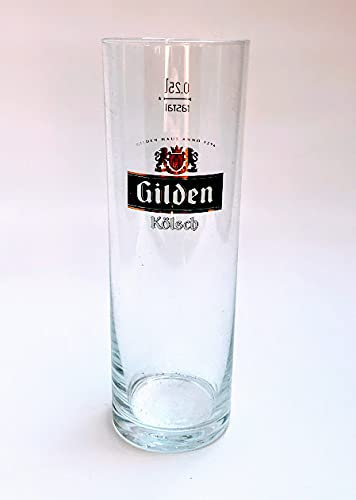 Gilden Kölsch Vasos de 0,25 l, vasos de cerveza, vasos para cola, bar, gastronomía, 1 unidad