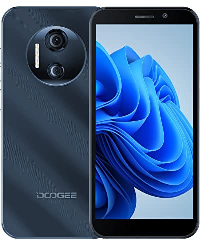 DOOGEE X97 Pro Smartphone Offerta (2022), 4 GB RAM + 64 GB ROM, Android 12, Batteria 4200 mAh, Display 6.0 HD, Doppia Fotocamera 12MP, 4G Dual SIM, NFC/GPS/OTG/Face ID, Grigio (Gray)