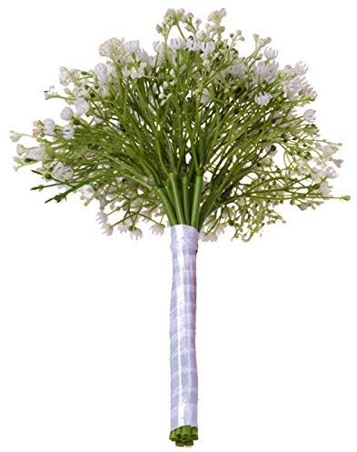 Jiklophg Brautstrauß für Hochzeit, Schleierkraut, künstliche Sternenblumen, Dekoration, Party, Haus, Garten
