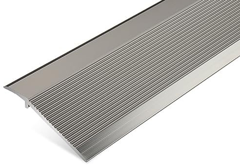 HJXGQJM ÜBergangsprofil Selbstklebend Boden, Stücke Bodenübergangsstreifen Aus Aluminium, Bodenbelag Schwelle Rampe Reducer, Für Holz Laminat Fuge Gap (Color : Grey, Size : 90 * 10cm)