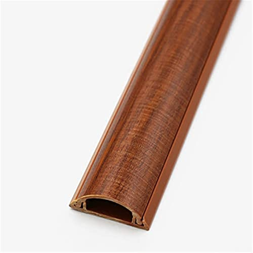 LuminescentDream Passe Câble Sol en Demi-Cercle,Protection Cable au Sol,Couvre-Câble de Sol Auto-Adhésif,Parfait pour Le Bureau,la Maison,Atelier,Entrepôt,Le Concert,Longueur 1 m