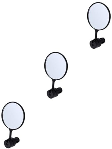BESPORTBLE 3St Stecker für Fahrradspiegel Fahrradseite Rückspiegel für Fahrrad klarer reflektierender Spiegel Fahrradrückspiegel Fahrrad-Rückspiegel Reiten Lenkerspiegel Reflektor