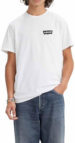 Levi's Graphic Crewneck Tee Color Bw White + Gr