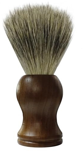 Pennello da barba vegano di alta qualità, pennello da barba, adatto a setole di tasso, con impugnatura in legno vintage, pennello per crema da barba, sapone da barba, spazzola in schiuma, per uomini,