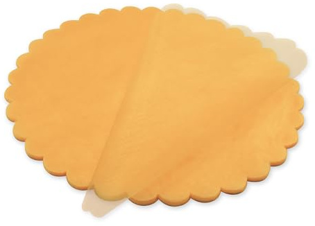 Decoraparty 50 velos para peladillas de Color Dorado de Organza – Velos Redondos de Flor Elegantes para bombonera, comunión, Boda, Bautizo, Confeti – Diámetro 24 cm – (Set de 50 Unidades)