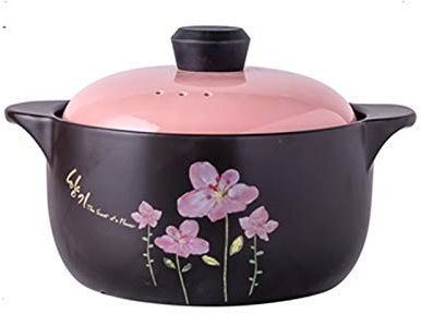WEYFH Pots en céramique, casseroles, Pots à Soupe, Pots en Pierre de céramique ménagers, résistants au feu et à la Chaleur, Haute température