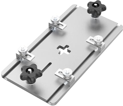 Stichsäge-Einsatzplatte, Aluminium-Legierung, Oberfräse, Stichsäge, Tischeinsatzplatte, elektrische Stichsäge, Trimmen, Flipboard, elektrische Stichsäge, Flipboard für Stichsägenarbeiten