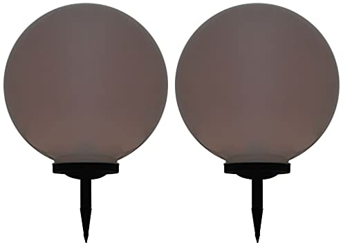 LLEZKBR Furniture Select-Outdoor Lampade solari 2 pz LED sferiche 50 cm RGB