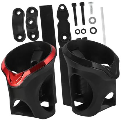 JECOMPRIS 2pcs Cycling Water Bottle Holder Electric Bike Cup Holder Motorcycle Drink Slip Material