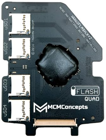 MCMConcepts - Adattatore Micro SD iFlash Quad per Apple iPod Video/Classic