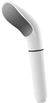 HOMSFOU Handbrause Duschkopf Abnehmbar Weiß Polierter Duschsprinkler Kompakt Praktisch Für Badezimmer Badewanne Dusche