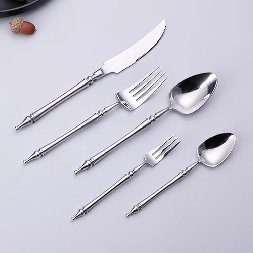 WDSOPK Seafood Tools Set Household Seafood Tools Set Stainless Steel Seafood Forks and Picks Are Essential Tools for Eating Seafood lobster tools for eating(Silver-20 Pieces for 4)