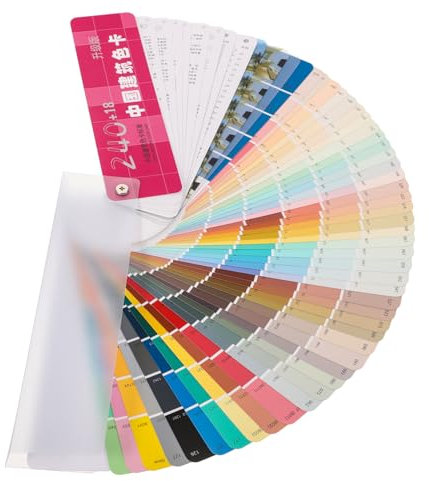 Uonlytech Nuanciers Professionnels 900 Cartes Peinture Standard Nationale Pour Architecture, Outil De Correspondance Des Couleurs Facile à Transporter