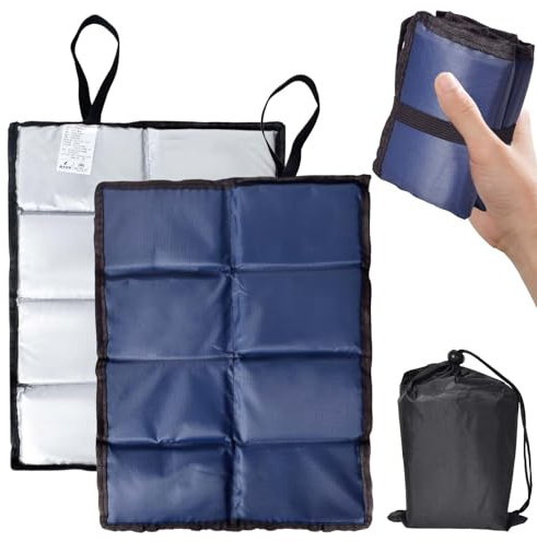 Luxvara 2 Tappetino Seduta Pieghevole Ultra Leggero - Cuscino da Campeggio Impermeabile, Compatto e Portatile per Trekking, Pesca, Festival e Sport all'Aperto