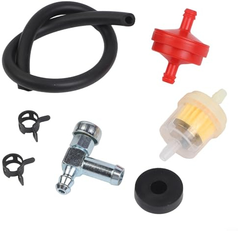 Boccola serbatoio carburante connettore tipo L con occhielli per Toro 1-07390 1-07392, raccordo tubo carburante tosaerba