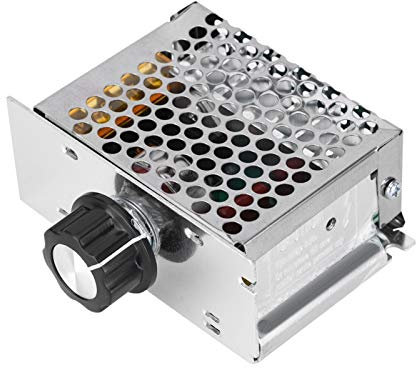 VBESTLIFE AC 220V 4000W Spannungsregler, Spannungsregler Motordrehzahl Temperatur Helligkeit einstellbar Thermostat Dimmer SCR