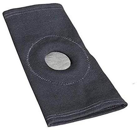 Rodillera de gel para rótula | Rodillera de gel sin cordones para tensiones, esguinces, soporte de rodilla, hinchazón, dolor | Soporte elástico de rodilla con centro de gel (mediano)