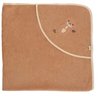 Sterntaler Kapuzenhandtuch, GOTS Zertifiziert Badetuch für Baby & Kinder, Junge Mädchen 80x80 Badehandtuch/Kinder-Badetuch mit Kapuze