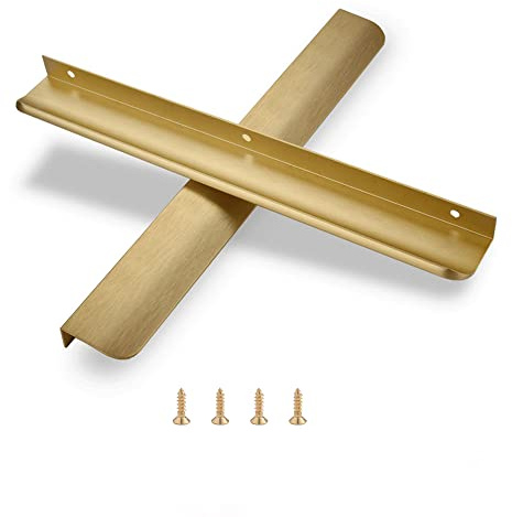 sunlithor Gold Schrankgriffe FüR KüChengriffe MöBelgriffe KüChenschräNke Schubladengriffe Vintage Packung mit 5 Stück 254mm BA 300mm Länge